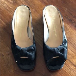 Ferragamo open toe mule